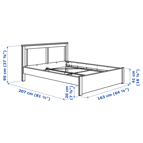Songesand single bed top